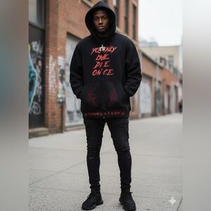 Forever Humble hood zip-up
